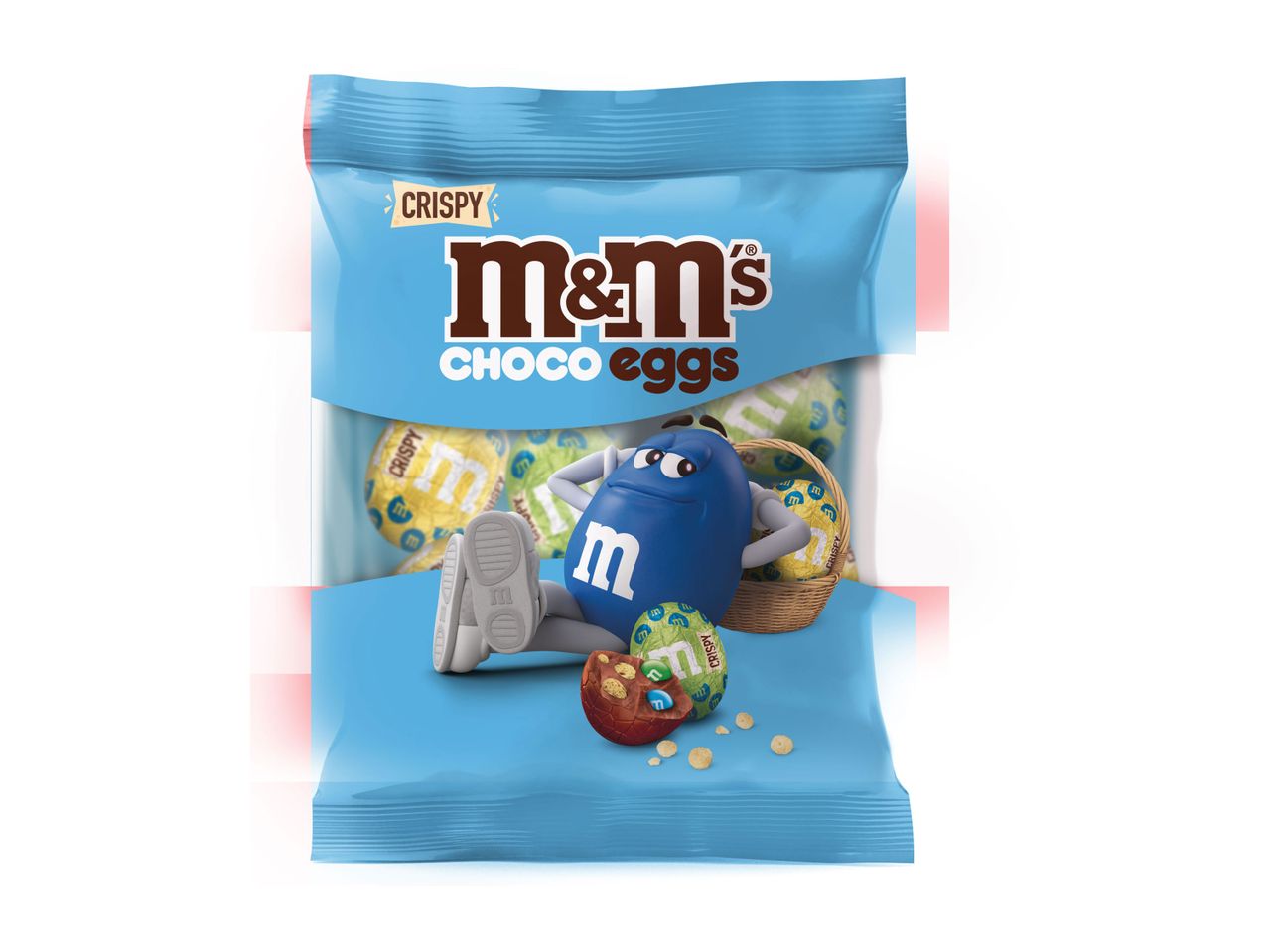 Go to full screen view: M&Ms Crispy Mini Eggs - Image 1