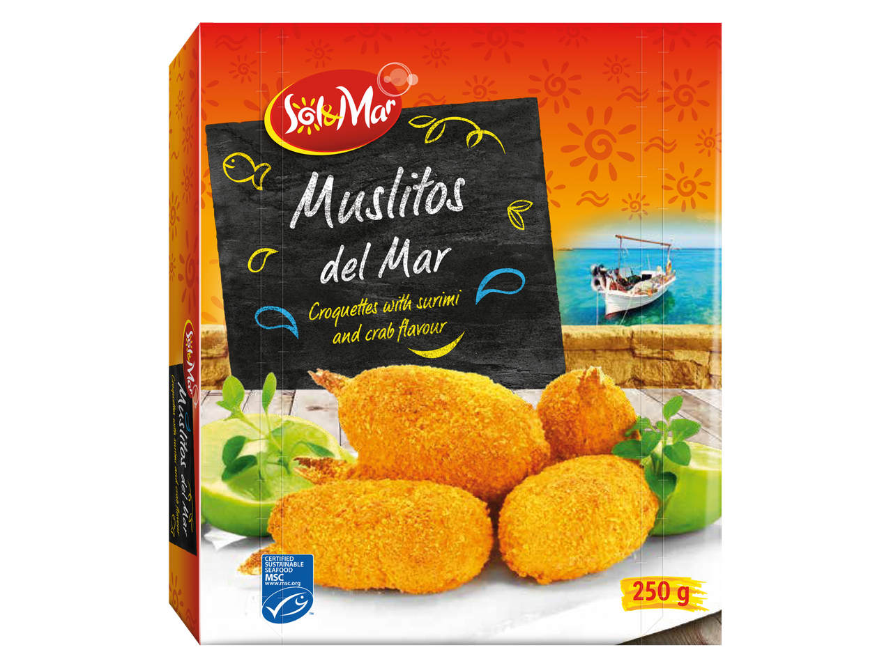 Sol&Mar Muslitos del Mar: crochete de pește cu aromă de crab.