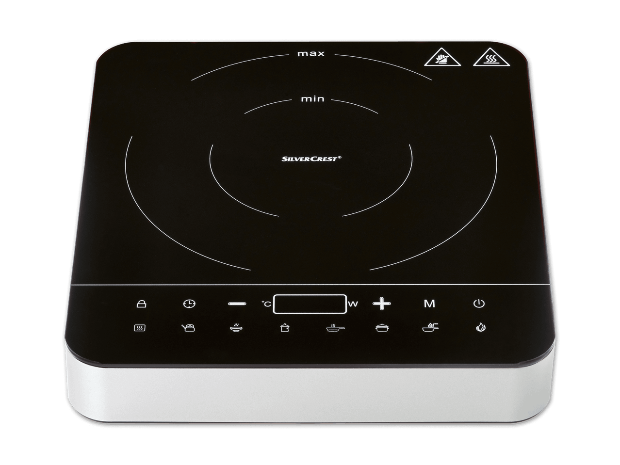 SilverCrest Induktionskochfeld mit Touch-Bedienung und Kochzonen