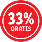33% бесплатно