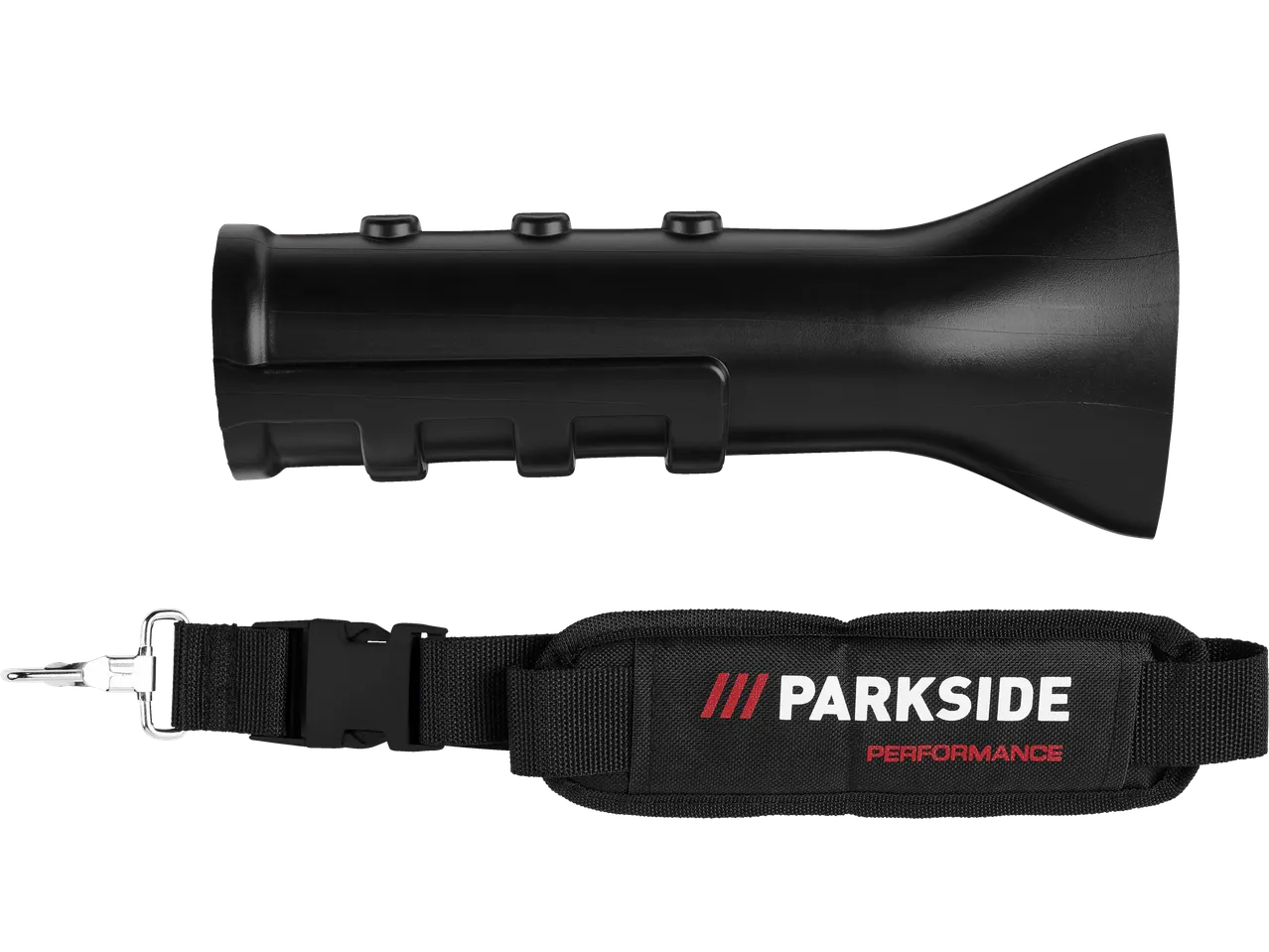 PARKSIDE PERFORMANCE® 40 V lombfúvó vállpánttal.