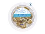 Chilled green olives with soft cheese, Greek Island style, 150g.
