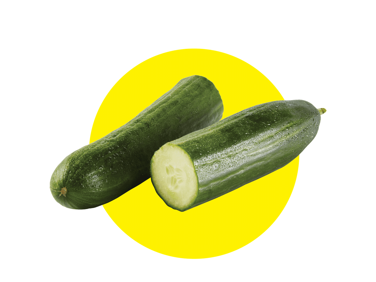 Du agurkai ant geltono fono su tekstu: „Paragauti pavasario? Verta!“