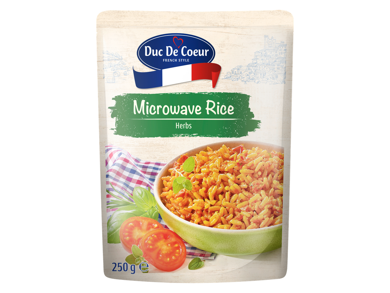 Duc de Coeur greitai paruošiami ryžiai su žolelėmis, 250g