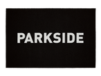 Crni otirač s natpisom 'PARKSIDE' bijelim velikim slovima.