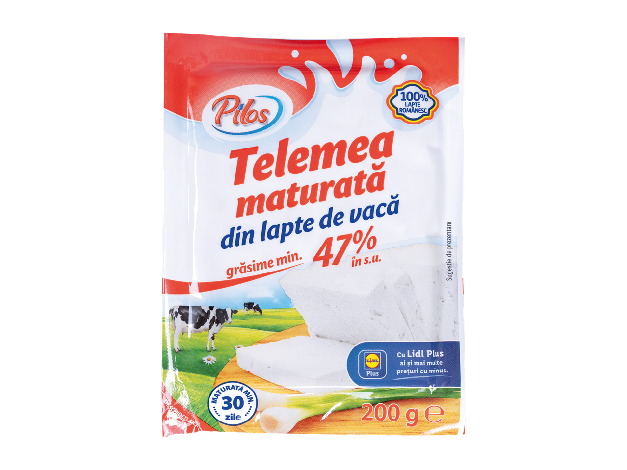 Pilos Telemea maturată din lapte de vacă, 200g