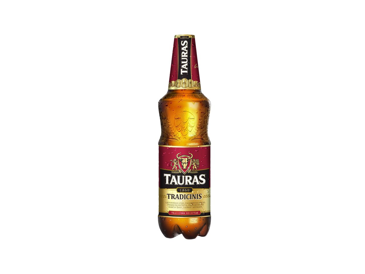 Tauras Tradicinis alaus butelis.