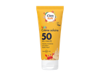 Crème solaire Cien Sun Kids FPS 50 avec protection immédiate, sans parfum et résistante à l'eau.
