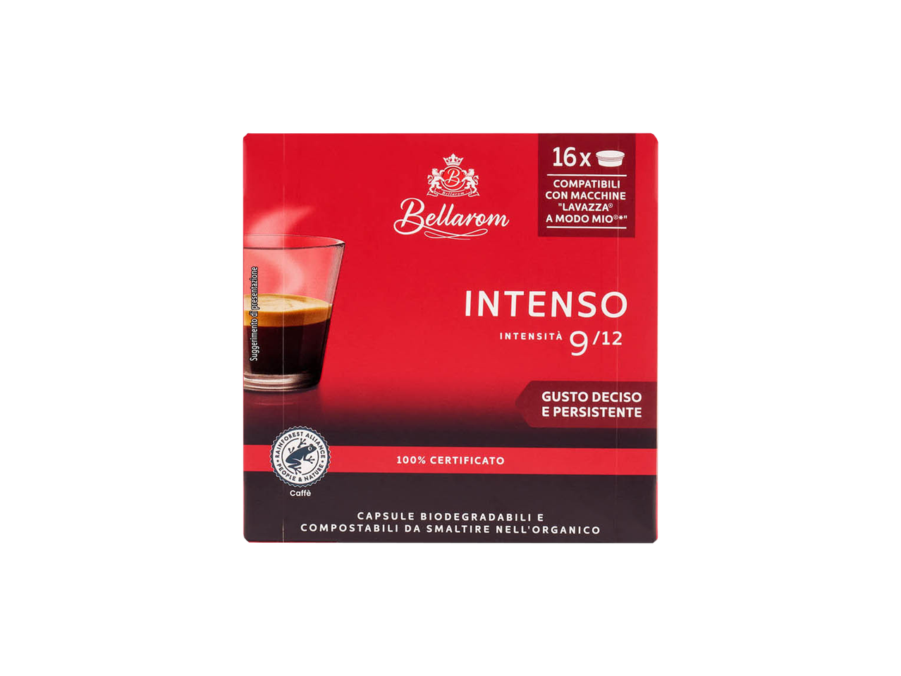 Confezione di cialde caffè espresso intenso Dallmayr.