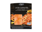 Lachs-Carpaccio mit Vinaigrette und Parmigiano Reggiano DOP, 123 g Packung