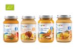 Lupilu bio kūdikių maistas: morkos, bulvės, vištiena, jautiena.