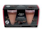 To Delacre chokolade desserter i terrakottaforme.