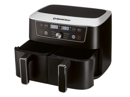 Dviejų skyrių karšto oro gruzdintuvė