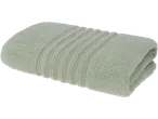 Livarno Prosop: Zeleni ručnik s rebrastim uzorkom, presavijen