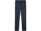 Dark blue sweatpants.