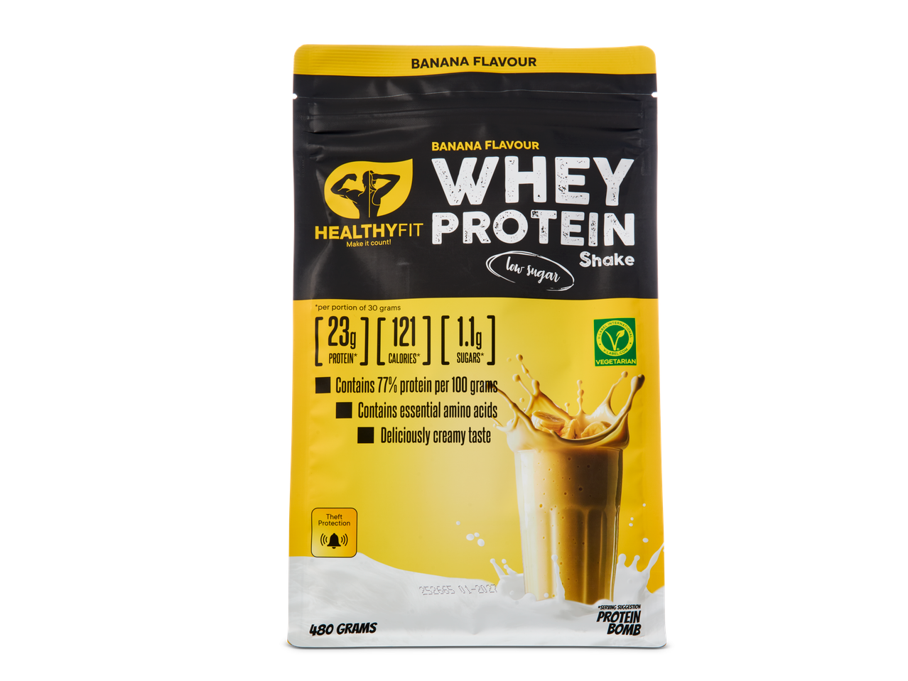 HealthyFit Whey Proteïne Shake met bananensmaak