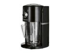 A black Cuisinart blender stands on a white background.