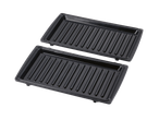 Două plăci negre pentru sandwich maker.