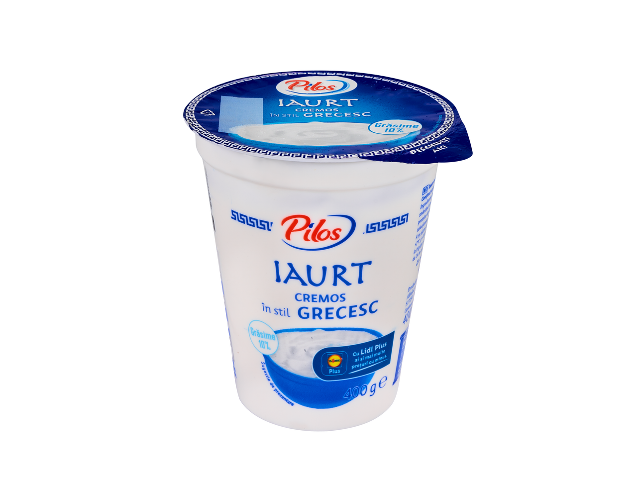 Iaurt cremos Pilos în stil grecesc cu 10% grăsime, 400g