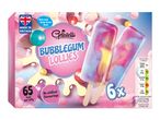 Gelatelli Bubblegum Lollies ice lollies, 6 pack.