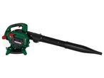 Parkside gas-powered leaf blower with a long black nozzle