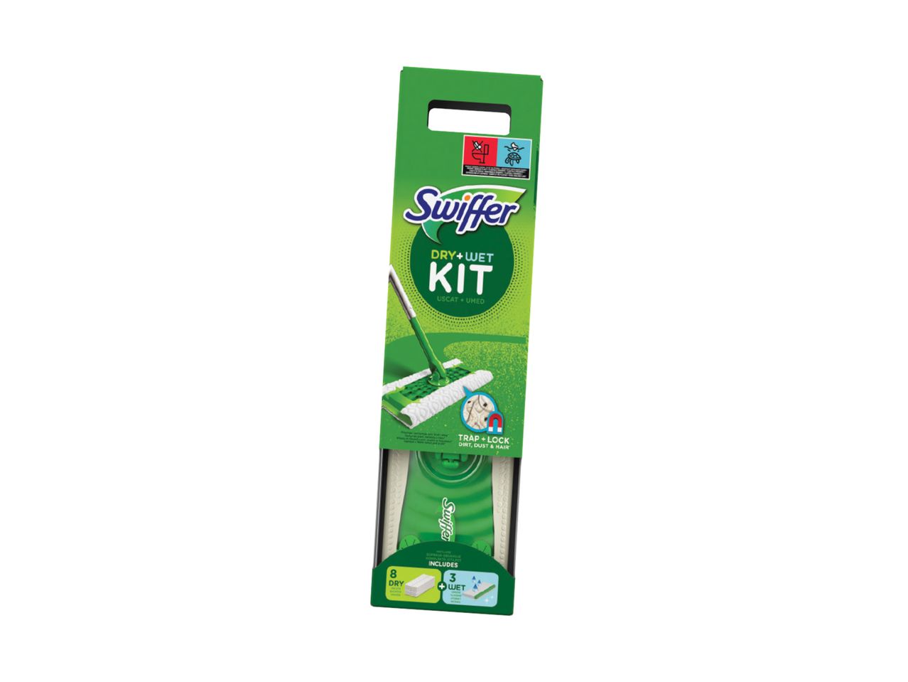 Set za ribanje Vileda sa rezervnim krpama.