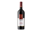 O sticlă de vin roșu Cervus Cabernet Sauvignon Demisec.