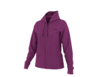 CRIVIT Ladies' Zip-Up Hoodie in purple with black drawstrings and logo