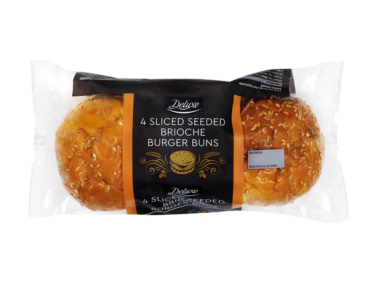 Go to full screen view: Deluxe Brioche Burger Buns Assorted - Image 2