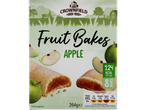 Crownfield Fruit Bakes, apple flavor, with nutritional information.