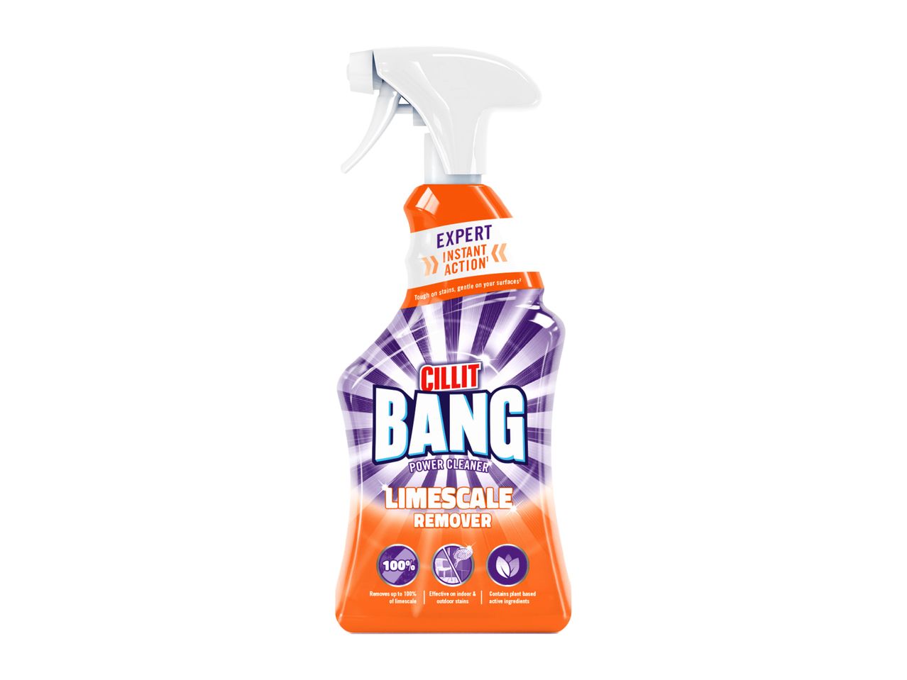 A bottle of Cillit Bang cleaning spray.
