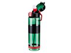 A green Parkside water bottle with a red and black lid, and a black grip.