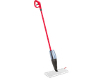 Mop pulverizador vermelho para limpeza.