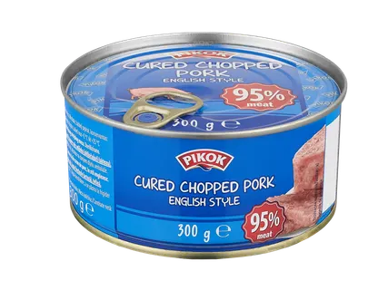 Angliško stiliaus kiaulienos konservai