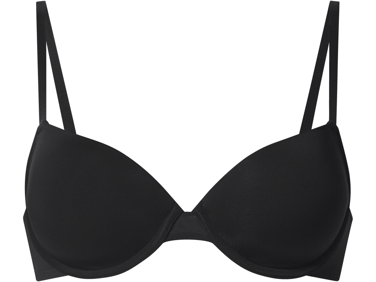 Prednji pogled na crni Esmara grudnjak