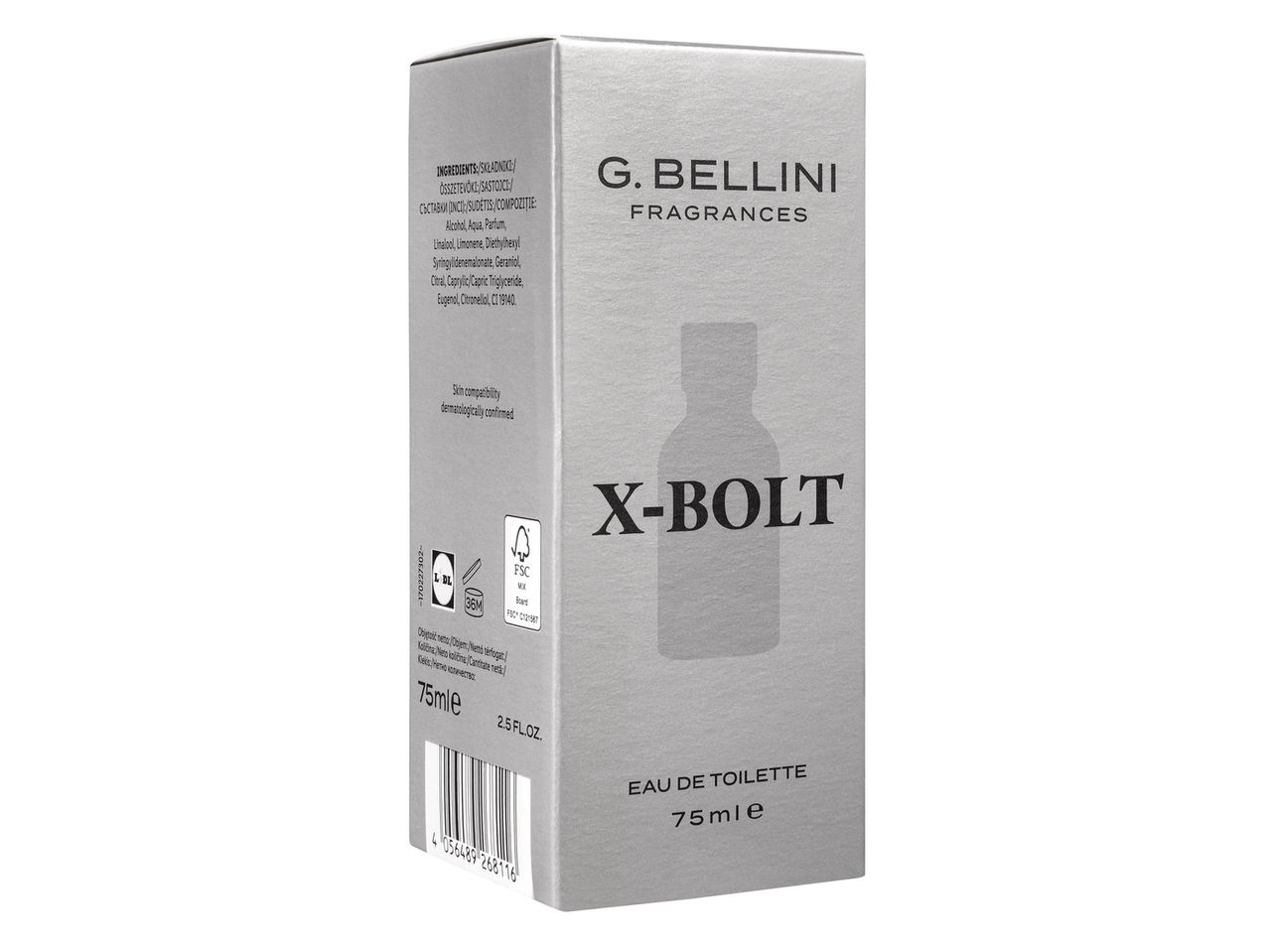 G. Bellini X-Bolt Eau de Toilette, 75 ml.