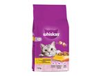 Συσκευασία τροφής γάτας Whiskas με γεύση κοτόπουλο και βάρος 1,9 κιλά.