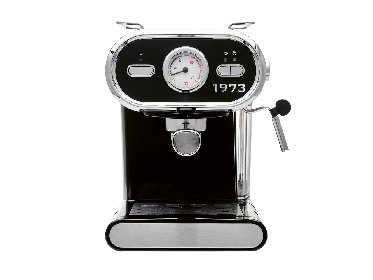 SILVERCREST® Espresso Machine with a temperature gauge and controls.