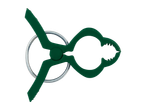 Parkside® Wuchshilfen: Groene tuinklem met metalen veer.