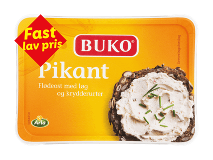 Arla Buko Flødeost Gul Pikant