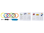 CRELANDO® 3D set olovke sa šarenim filamentima, olovkom i šablonima za razne kreacije