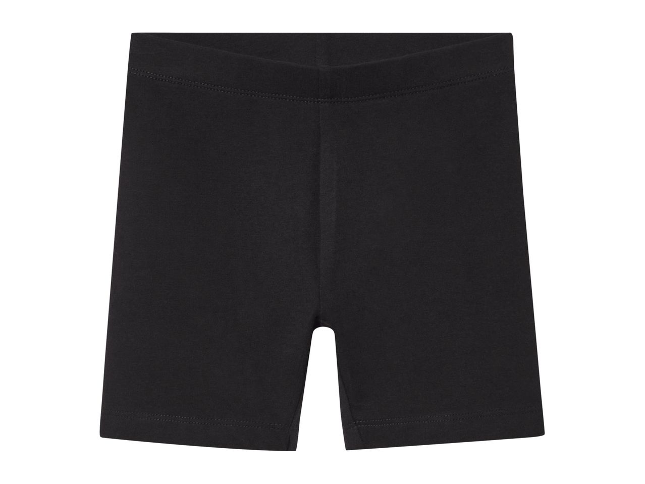 Black cycling shorts.