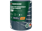 Parkside metal paint: protection, paint & primer in one.