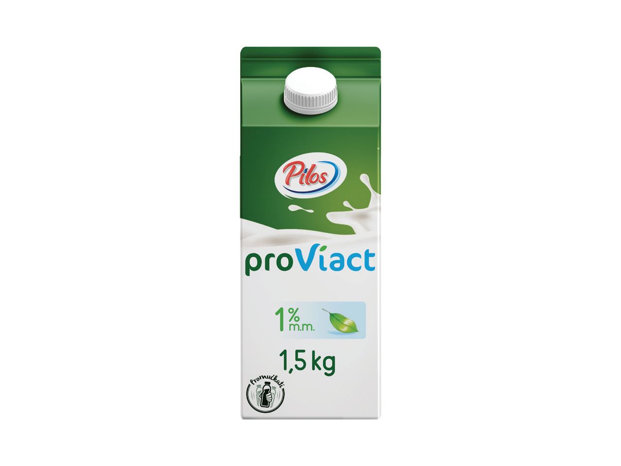 Pilos proVact mleko, 1l, 1,5% masnoće.