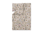 Bettwäsche-Set mit Blumenmuster in Beige, Rosa und Weiß
