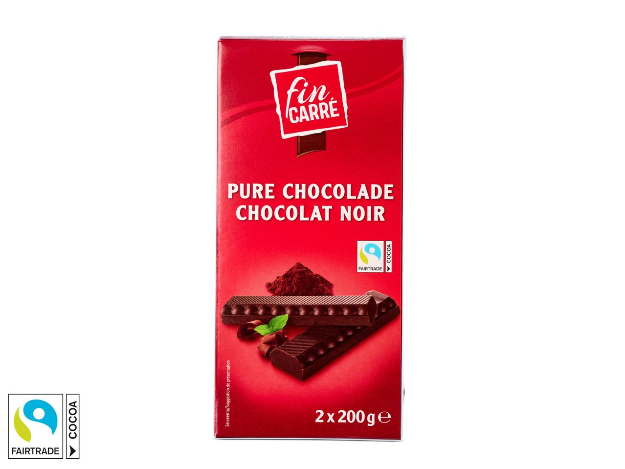 Ga naar volledige schermweergave: 2-pack pure chocolade - afbeelding 1
