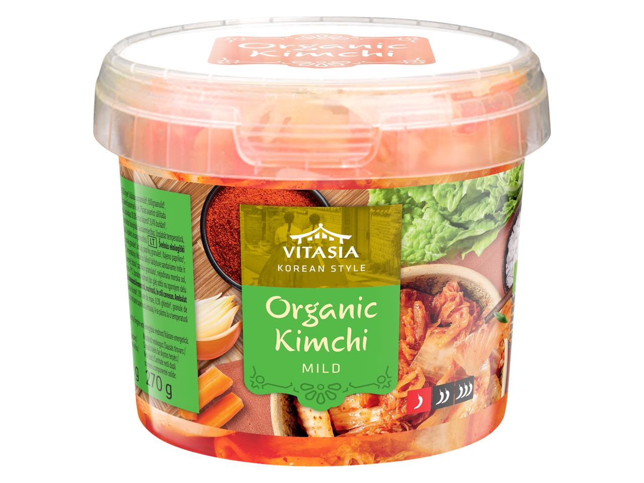 Vitasia Organic Kimchi, Korea stiilis, mahe.