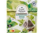 Boîte de tisane à la menthe Lord Nelson avec un sachet de thé et Nutri-Score A