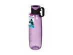 En lilla Sistema Hydrate vandflaske med et sort håndtag og en etiket, der viser 850 ml kapacitet.