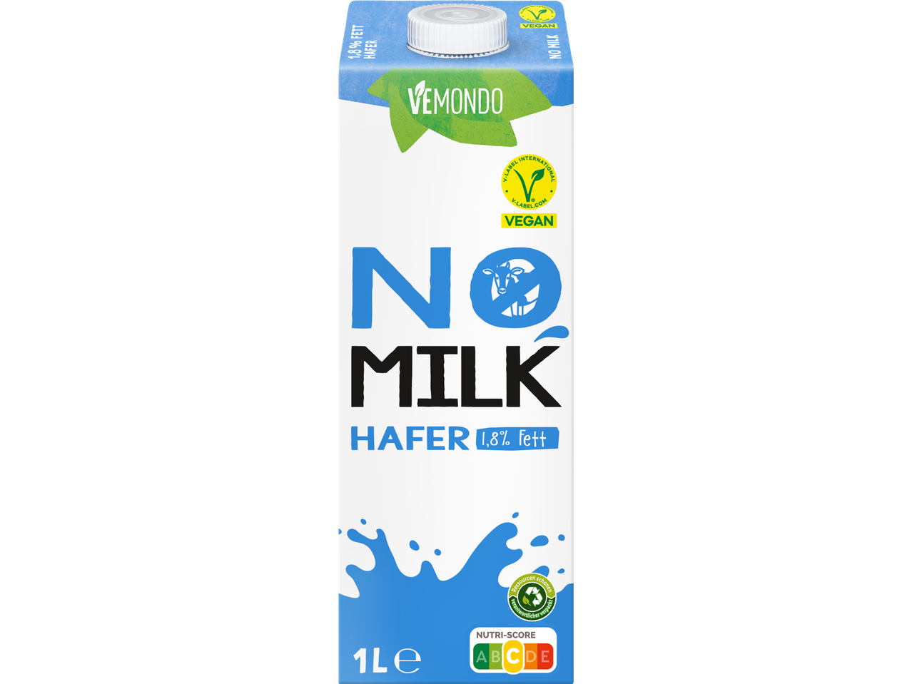 Vemondo No Milk Hafersahne, 1,8% Fett.